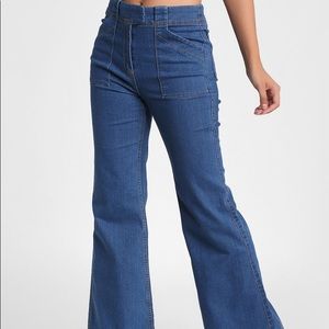 Flare cut jeans
